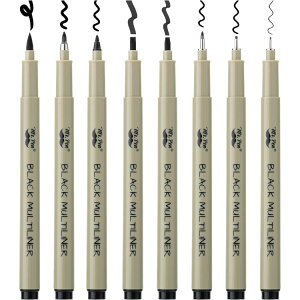 �y�|�C���gUP��1��-11��2���z�~�X�^�[�y�� �A�[�e�B�X�g�p�`��y�� 8�{���� Mr. Pen- Drawing Pens for Artists, 8 Pack 0.4 - 3mm�y�����񂹏��i�z�y���킹�Ĕ��������z