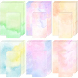 Mr.�y�� �{�b�N�X���背�^�[�Z�b�g �\�t�g�E�H�[�^�[�J���[ Mr. Pen - Boxed Stationary Letter Paper and Envelopes Set Soft watercolor�y�����񂹏��i�z�y���킹�Ĕ��������z