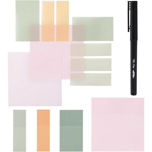 Mr.�y�� �������t� 200�� �p�X�e�� Mr. Pen- Pastel Transparent Sticky Notes, 200 pcs Pastel2�y�����񂹏��i�z�y���킹�Ĕ��������z