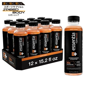 �G�b�Z���e�B�A�E�H�[�^�[LLC �����{�g������E�H�[�^�[ 450mL 12�{ �s�[�`�}���S�[ Essentia Water LLCHydroboost Enhanced Bottled Water, Peach Mango 15.2 fl. oz.�y�����񂹏��i�z�y���킹�Ĕ��������z
