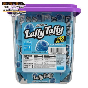 ���t�B�^�t�B�[ �L���t�B�^�t�B�[�L�����f �u���[���Y�x���[�� 145�� Laffy Taffy Candy, Blue Raspberry Flavor, 145 Pieces �y�����񂹏��i�z�y���킹�Ĕ��������z