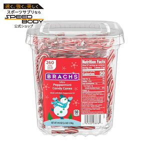 �u���b�` �~�j�L�����f�B�P�C�� �y�p�[�~���g 260���� Brach's Mini Candy Canes, 260 ct �y�����񂹏��i�z�y���킹�Ĕ��������z
