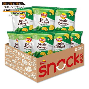 ���C�Y �P�g�� �N�b�N�h �|�e�g�`�b�v�X �n���y�[�j�� 40�ܓ��� Lay's Kettle Cooked Potato Chips, Jalapeno, 0.85 Ounce (Pack of 40) Lays �y�����񂹏��i�z