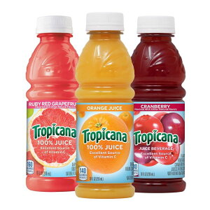 �g���s�J�[�i �W���[�X �o���G�e�B�p�b�N 24�{���� Tropicana Juice Beverage, 3-Flavor Variety Pack, 10 Fl Oz (Pack Of 24)�y�����񂹏��i�z�y���킹�Ĕ��������z
