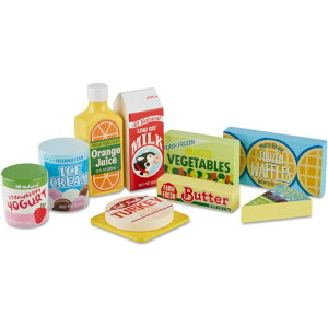 �����b�T���_�O �①�ɗp�H�i �ؐ��v���C�t�[�h�Z�b�g�i9�j Melissa & Doug Fridge Food Wooden Play Food Set (9 pcs)�y�����񂹏��i�z�y���킹�Ĕ��������z