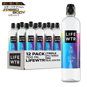 LIFEWTR �v���~�A�������� ��700ml �t���b�v �L���b�v �{�g���A700 mL 12�{�Z�b�g LIFEWTR Premium Purified Water, pH Balanced with Electrolytes 700 mL (Pack of 12) �y�����񂹏��i�z�y���킹�Ĕ��������z