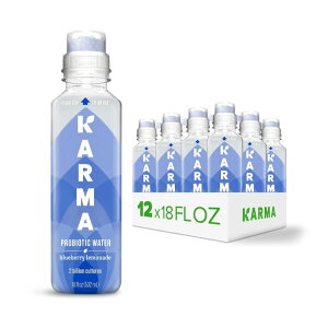 �J���} �v���o�C�I�e�B�N�X �E�H�[�^�[ 12 �p�b�N �u���[�x���[�����l�[�h Karma Probiotic Water - 12 Pack, Blueberry Lemonade �y�����񂹏��i�z�y���킹�Ĕ��������z