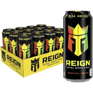 ���C�� �g�[�^���{�f�B�t���[�G�� �g���s�J���X�g�[�� 473ml 12�{ REIGN Total Body Fuel, Tropical Storm 16 Fl Oz (Pack of 12) �y�����񂹏��i�z�y���킹�Ĕ��������z