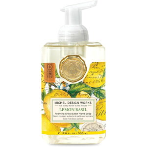 �~�b�V�F���f�U�C�����[�N�X �A�n���h�\�[�v �������o�W�� 530ml Michel Design Works Foaming Hand Soap, Lemon Basil �y�����񂹏��i�z