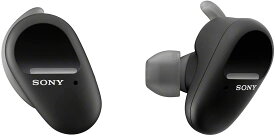 【新品】1週間以内発送 ソニー 完全ワイヤレスノイズキャンセリングイヤホン WF-SP800N : Bluetooth対応 左右分離型 防水仕様 2020年モデル 360 Reality Audio認定モデル ブラック WF-SP800N BM