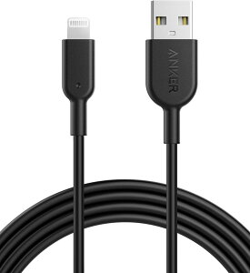 yViz1TԈȓ Anker iPhone[dP[u PowerLine II CgjOP[u MFiF ϋv iPhone 13 / 13 Pro / 12 / SE(2) / iPad eΉ (1.8m ubN)