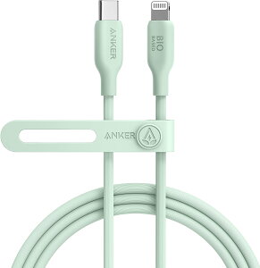 yViz1TԈȓ Anker 541 GRth[ USB-C & CgjO P[u MFiF ARf }[d iPhone 14 / iPhone 13 / 13 Pro / 12 / 11 / X/XS/XR / 8 Plus eΉ (1.8m O[)