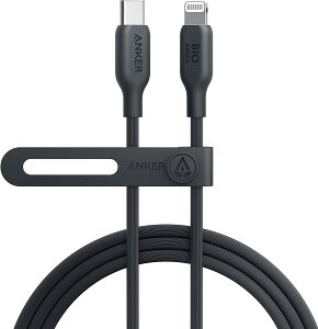 yViz1TԈȓ Anker 541 GRth[ USB-C & CgjO P[u MFiF ARf }[d iPhone 14 / iPhone 13 / 13 Pro / 12 / 11 / X/XS/XR / 8 Plus eΉ (1.8m ubN)