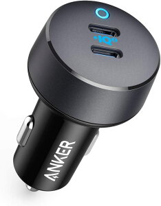 yViz1TԈȓ Anker PowerDrive III DuoiUSB PDΉ 40W 2|[g USB-C J[`[W[jyUSB Power DeliveryΉ / PowerIQ 3.0 (Gen2)  / RpNgTCYz iPhone 13 / 13 Pro / iPhone 12 / 12 ProAiPad Pro
