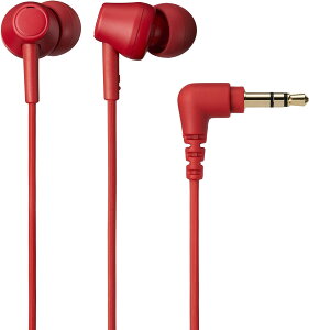 【新品】1週間以内発送 Audio Technica イヤホン ATH-CK350X カナル型 有線 レッド 再生プラスチック配合 抗菌 ATH-CK350X RD 小型