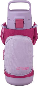 【新品】1週間以内発送 タイガー魔法瓶 水筒 500ml 手ぶらでおでかけ【マルチポケット付きボトル】 ワンタッチ ステンレス パープルプラム MTA-A050VL