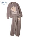 【新品】1週間以内発送【Lサイズ】【グレー ピクシー GRY】【ポケモン】【メンズ】ベビモコジャガードプルオーバー&ロ…