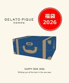 【新品】【即納】【福袋】【MEN'S SIZE】 オンラインストア限定 GELATO PIQUE HOMME HAPPY BOX 2026　gelato pique ジェラートピケ ジェラピケ お正月 ルームウェア プレゼント 贈り物 メンズ 男性