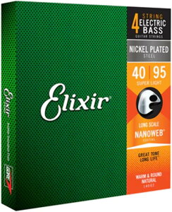 yViz5ȓ Elixir GNT[ x[X NANOWEB jbP Long Scale Super Light .040-.095 #14002