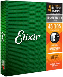 yViz5ȓ Elixir GNT[ x[X NANOWEB jbP EX-Long Scale Light/Medium .045-.105 #14087