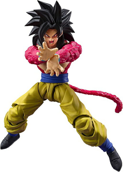 楽天市場 新品 1週間以内発送 S H フィギュアーツ ドラゴンボールz スーパーサイヤ人4 孫悟空 約150mm Pvc Abs製 塗装済み可動 フィギュア Spw楽天市場店