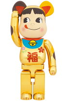 楽天市場】BE@RBRICK 招き猫 ペコちゃん 金メッキ 1000の通販