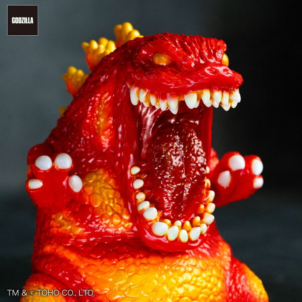【新品】【即納】GVA-BC ゴジラ1995レッド(KAGEMARU)　ゴジラバイナルアート GODZILLA VINYL ART　KAGEMARU DESIGNS カゲマルデザイン ソフビ 特撮 映画 怪獣