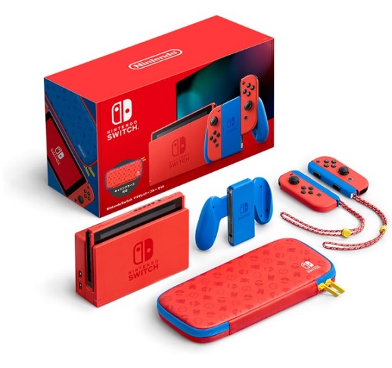 低価格化 新品 正規品 入荷予定 1週間以内発送 Nintendo Switch マリオレッド×ブルー セット 本体 スイッチ