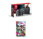 【新品】【即納】Nintendo Switch Joy-Con(L)/(R) グレー (本体) ＋ Nintendo Switch Splatoon 2（スプラトゥーン2） 任天堂 スイッチ