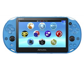 【新品】【即納】PlayStation Vita Wi-Fiモデル アクア・ブルー(PCH-2000ZA23) 本体 ソニー