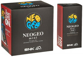 【新品】1週間以内発送　NEOGEO mini + NEOGEO mini PAD (黒) セット　ネオジオミニ
