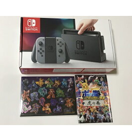 【新品】【即納】Nintendo Switch Joy-Con (L) / (R) グレー＋オリジナルステッカー