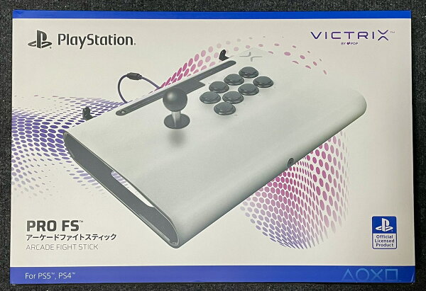 【新品】【即納】Victrix アケコン Victrix by PDP Pro FS Arcade Fight Stick for PlayStation 5 White 白 ホワイト 周辺機器 ゲーム おもちゃ コントローラー アーケードファイトスティック ジョイスティック 052-008-WH
