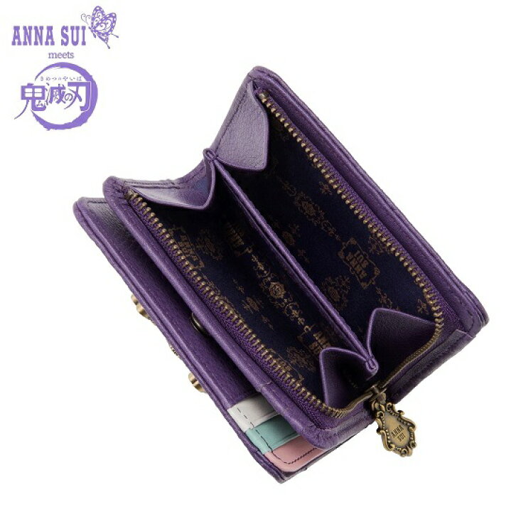 楽天市場】【新品】【即納】 ANNA SUI 二つ折り財布 / 胡蝶姉妹 きめつ 