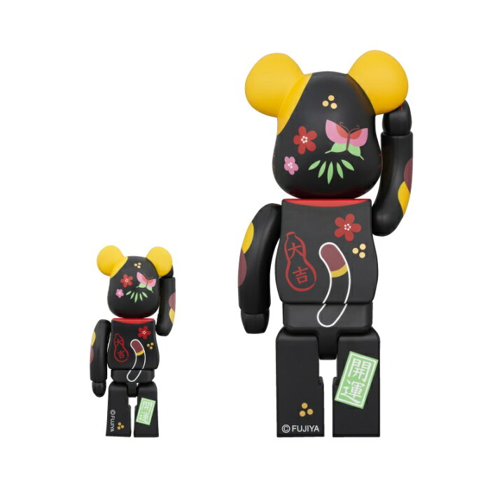 楽天市場】【新品】1週間以内発送 BE@RBRICK 招き猫 ペコちゃん 福 黒  