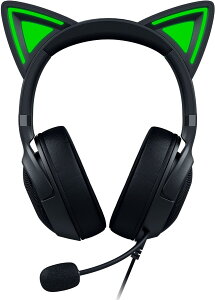 yViz1TԈȓ Razer CU[ Kraken Kitty V2 Black Q[~OwbhZbg L@RZ04-04730100-R3M1 PC Q[ lR~~ 