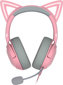 yViz1TԈȓ Razer CU[ Kraken Kitty V2 Quartz Pink Q[~OwbhZbg L@RZ04-04730200-R3M1 PC Q[ lR~~ sN