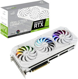 【新品】【即納】ASUSTek NVIDIA GeForce RTX 3090 搭載 トリプルファンモデル 24G ROG-STRIX-RTX3090-O24G-WHITE