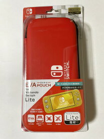 【新品】【即納】【任天堂公式ライセンス商品】ニンテンドースイッチLite専用収納ポーチ『EVAポーチ for ニンテンドーSWITCH Lite(レッド)』 - Switch