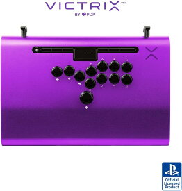 【新品】【即納】Victrix レバーレス アケコン Victrix by PDP Pro FS-12 Arcade Fight Stick for PlayStation 5 - Purple　ゲーム 周辺機器 アーケード
