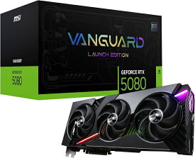 【新品】【即納】 【代引き不可】 MSI GeForce RTX 5080 16G VANGUARD SOC LAUNCH EDITION グラフィックスカード VD8973　周辺機器 PCパーツ