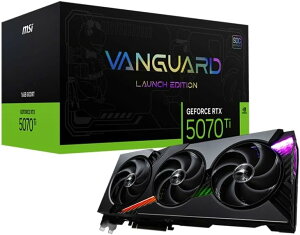 yVizy[zysz MSI GeForce RTX 5070 Ti 16G VANGUARD SOC LAUNCH EDITION OtBbNXJ[h VD9038@Ӌ@ PCp[c