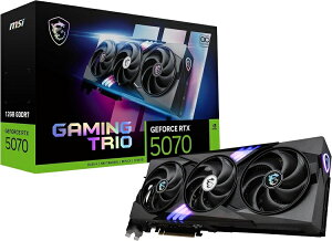 yViz1TԈȓysz MSI GeForce RTX 5070 12G GAMING TRIO OC OtBbNX{[h VD9068@Ӌ@ PCp[c