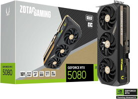 【新品】【即納】【代引き不可】ZOTAC GAMING GeForce RTX 5080 SOLID OC 16GB GDDR7 グラフィックスカード ZT-B50800J-10P VD8981　周辺機器 PCパーツ グラフィックボード