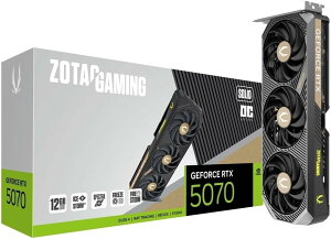 yViz1TԈȓysz ZOTAC GAMING GeForce RTX 5070 SOLID OC 12GB GDDR7 OtBbNX{[h ZT-B50700J-10P VD9074@Ӌ@ PCp[c OtBbN{[h O{