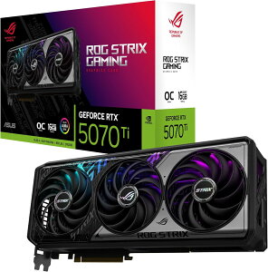�y�V�i�z�y���[�z�y������s�z ASUS ROG Strix GeForce RTX 5070 Ti 16GB GDDR7 OC�G�f�B�V���� �r�f�I�J�[�h ROG-STRIX-RTX5070TI-O16G-GAMING