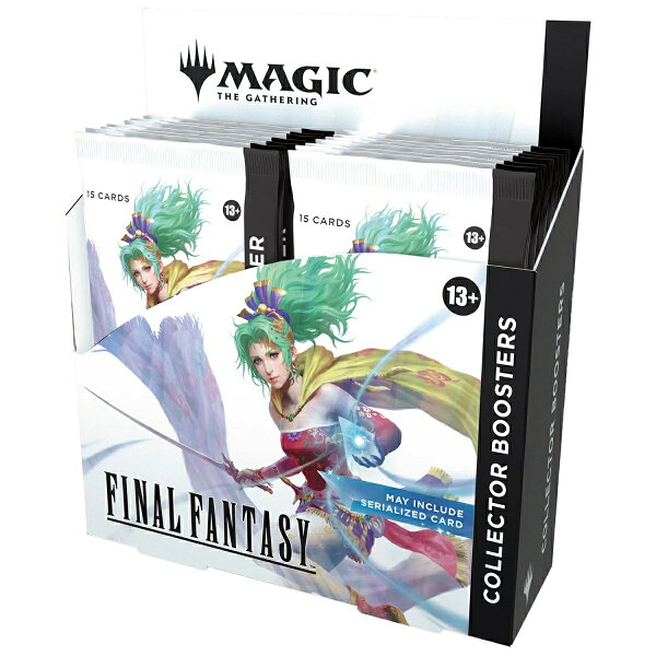 【新品】【即納】【シュリンク付】【英語版】マジック：ザ・ギャザリングーーFINAL FANTASY　コレクター・ブースター 英語版 12パック入りBOX　MTG ウィザーズ・オブ・ザ・コースト FF ファイナルファンタジー Magic The Gathering