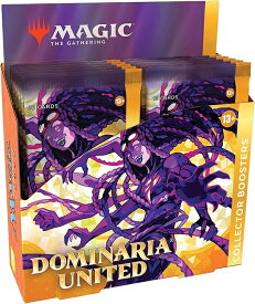 【新品】【即納】 【ヒストリープロモカード2枚付き】英語版 MTG マジック：ザ・ギャザリング 団結のドミナリアコレクター・ブースター 英語版 (BOX)12パック入 Magic The Gathering カードゲーム おもちゃ