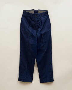 �i�C�W�F���E�P�[�{�� OX'ED SILVER FARMER PANT KASURI NAVY NIGEL CABOURN