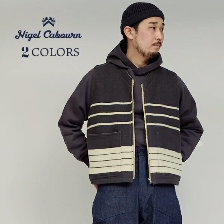 楽天市場】ナイジェル・ケーボン MOUNTAINEER BLANKET VEST 2 COLORS 